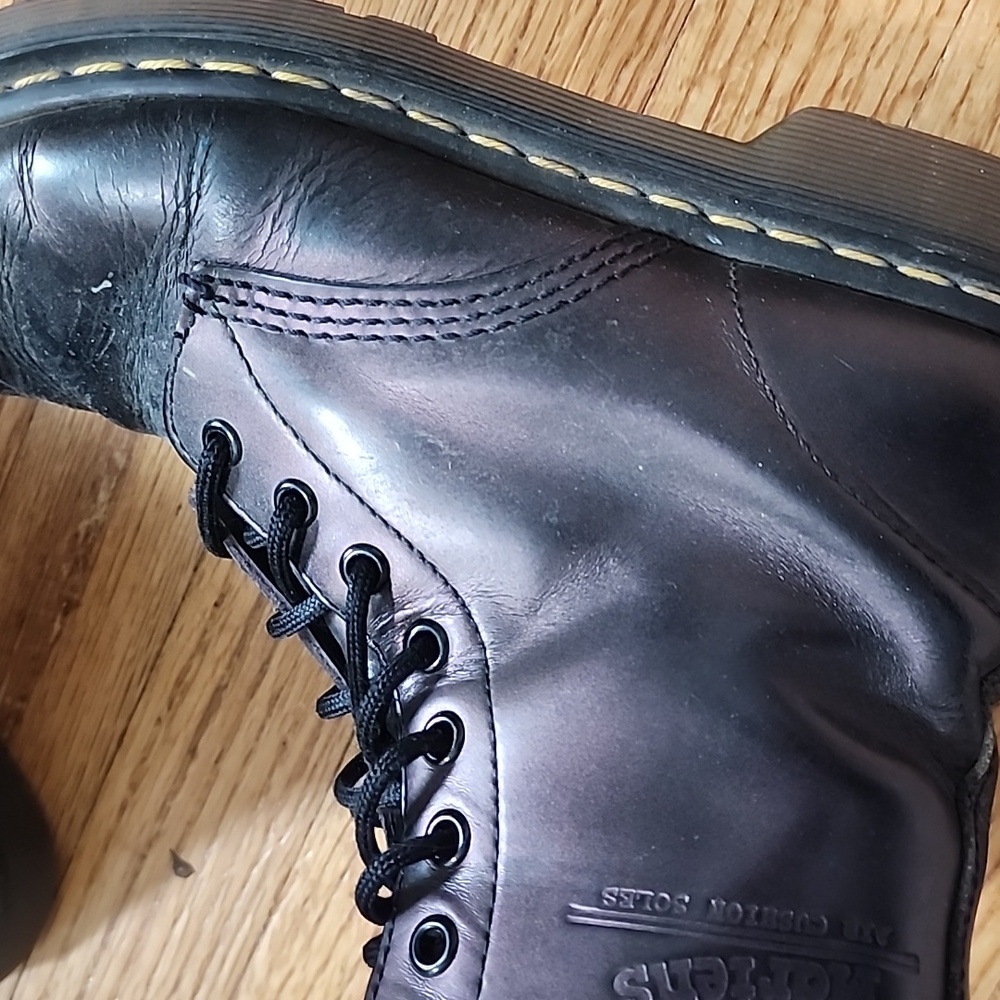 Dark Purple Doc Martens Boots